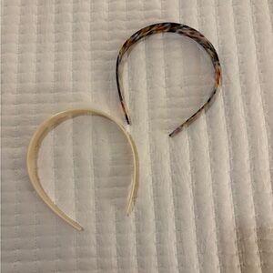 Multicolor and Cream Headband Set